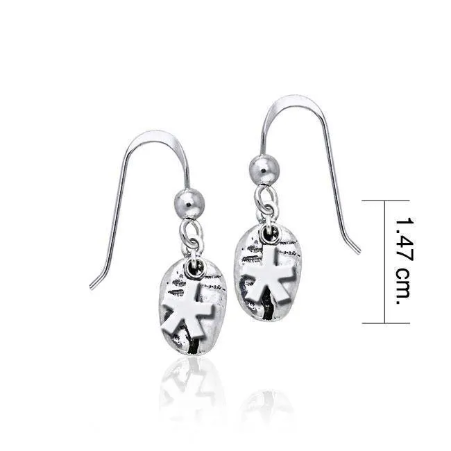 * Coffee Bean Earrings TE627