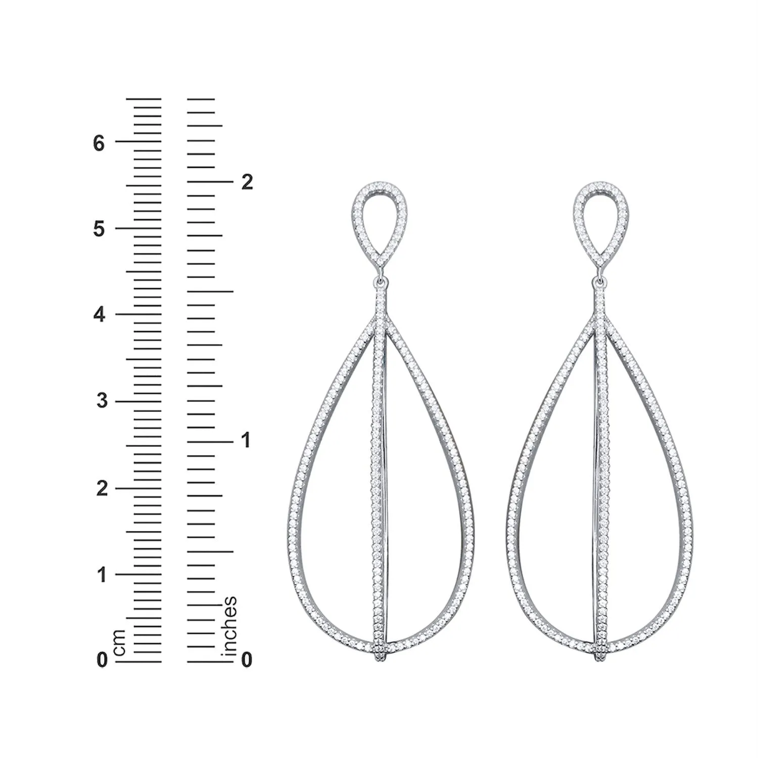 1 CTW Diamond Fashion Earrings in 10KT White Gold