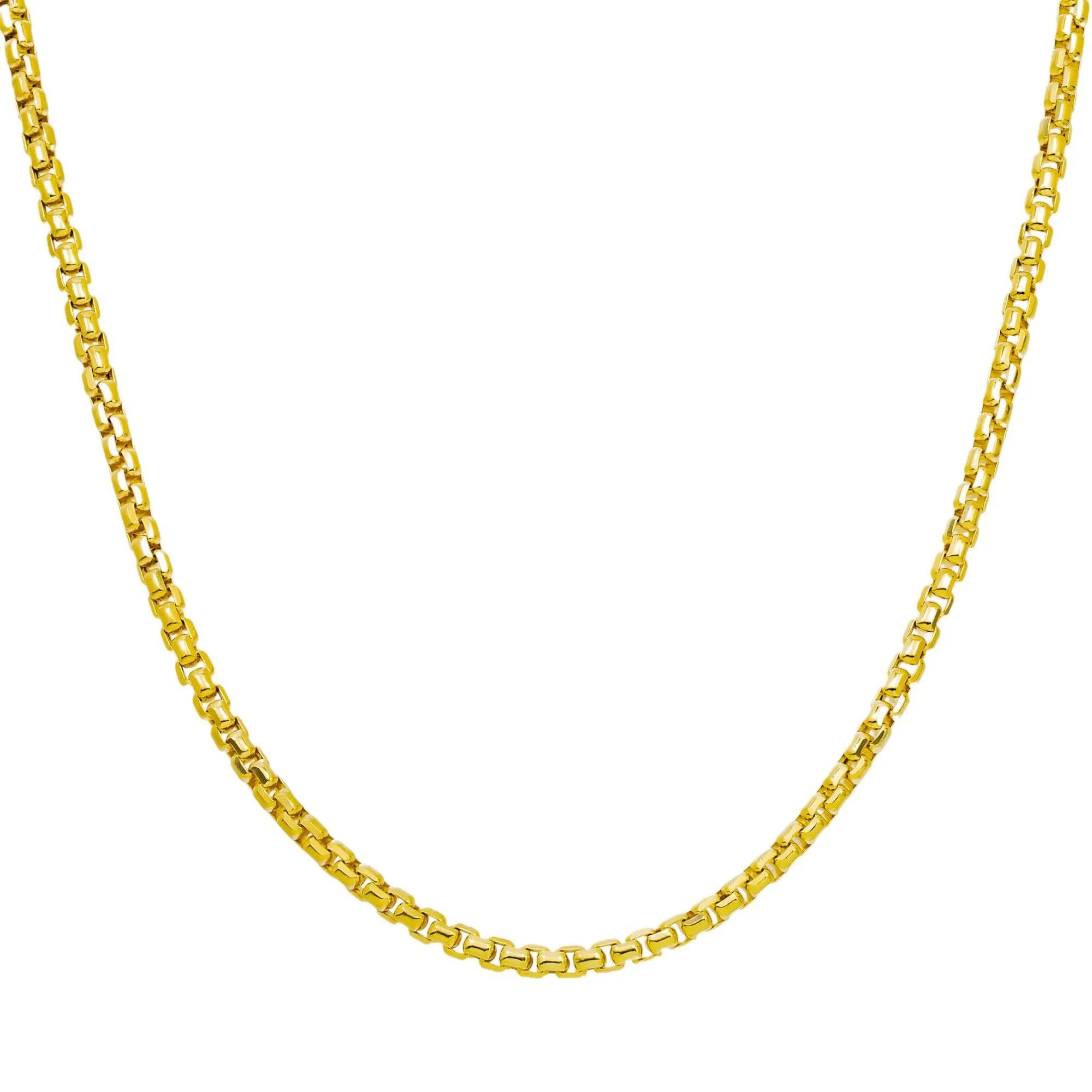 10K GOLD HOLLOW 3.14MM BOX CHAIN