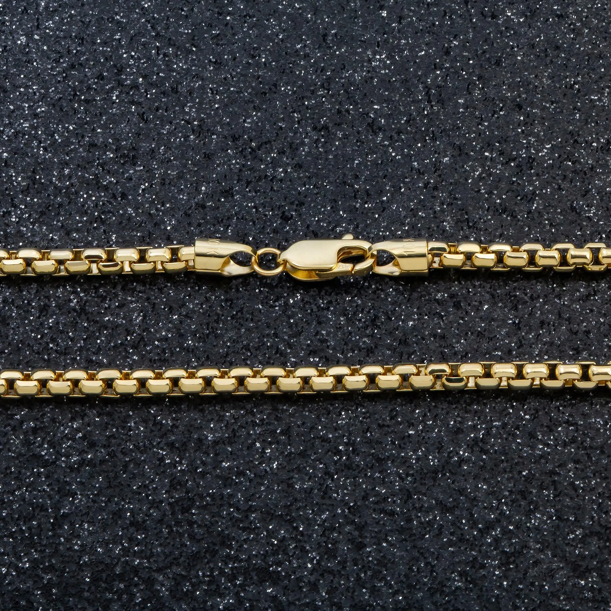 10K GOLD HOLLOW 3.14MM BOX CHAIN