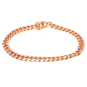 10K ROSE GOLD CUBAN BRACELET