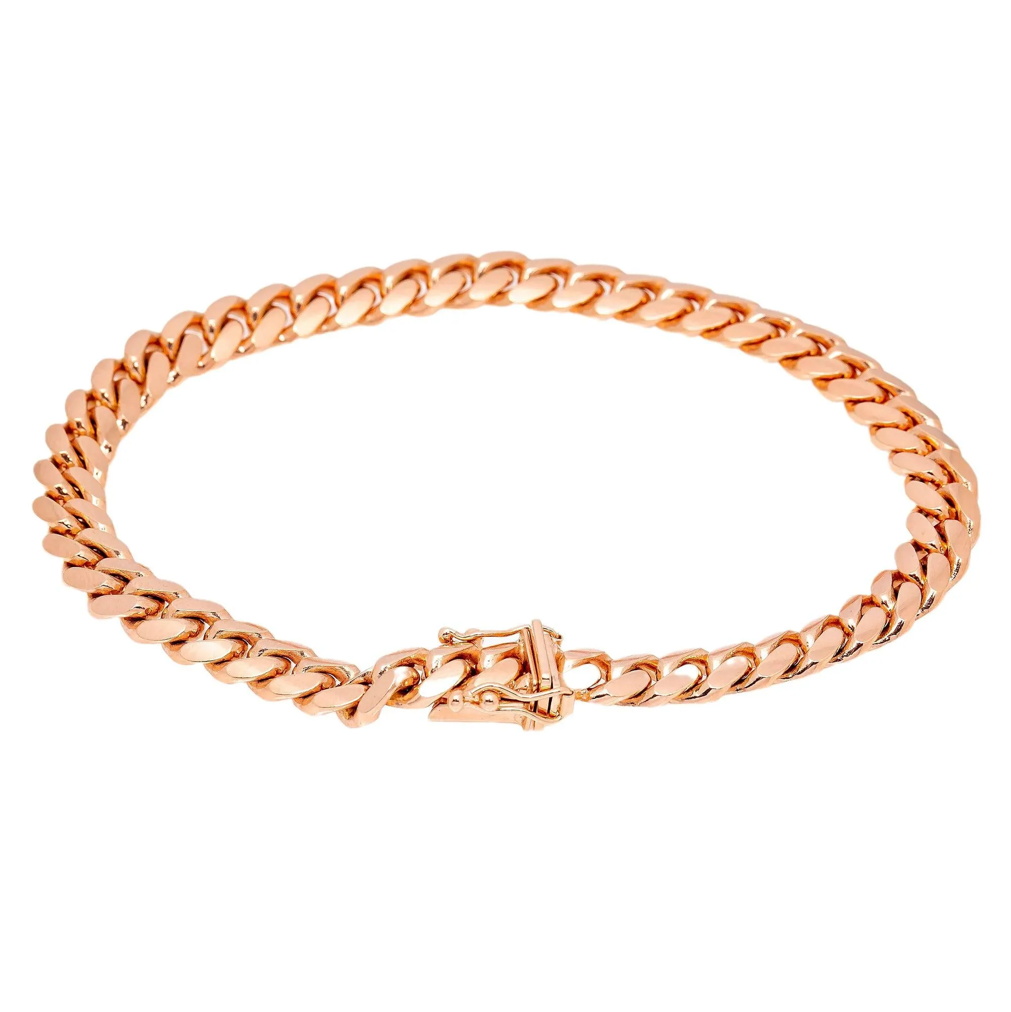 10K ROSE GOLD CUBAN BRACELET