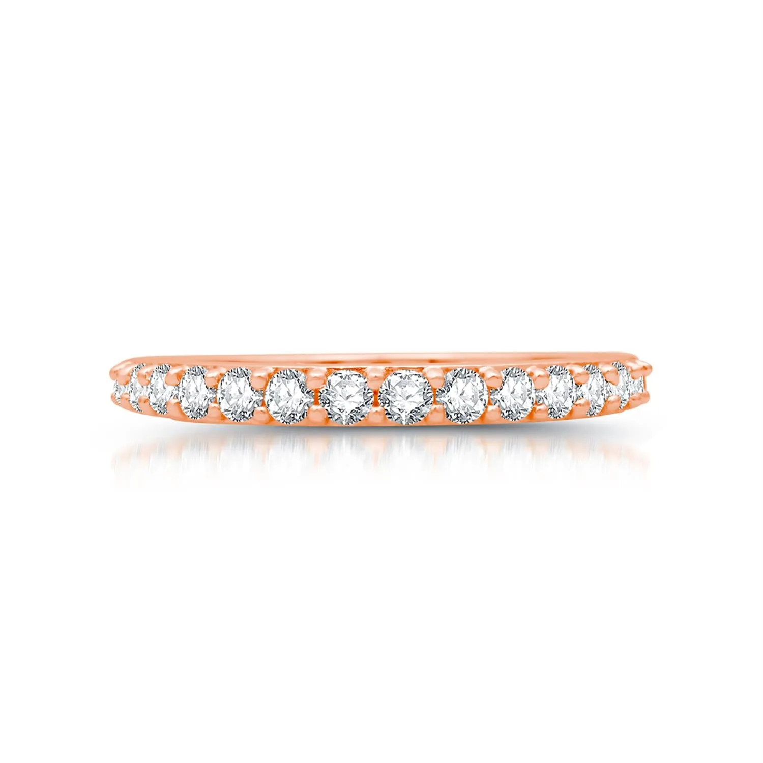 1/2 CTW Diamond Anniversary Ring in 10KT Rose Gold