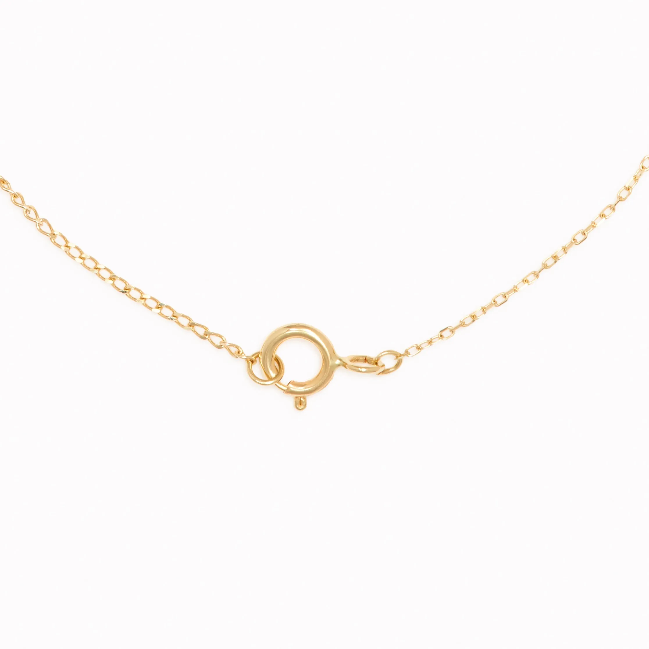 14k Gold Cable Chain Necklace (16 inches) - Tyra