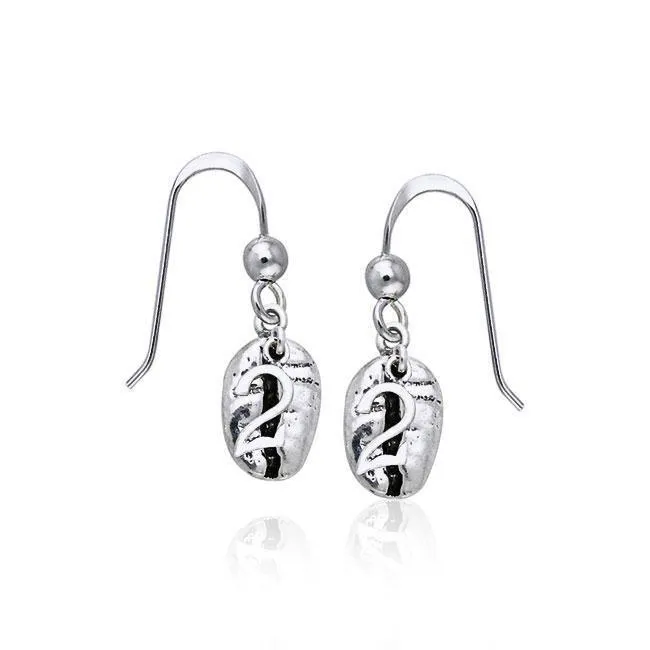 2 Coffee Bean Earrings TE647