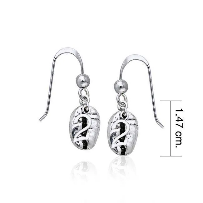 2 Coffee Bean Earrings TE647