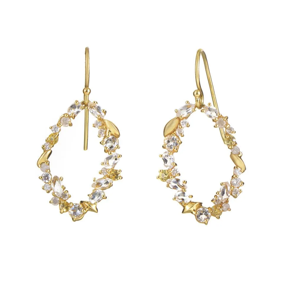 Alexis Bittar Diamond & Gemstone Chandelier Earrings