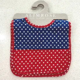 Alimrose Bib Blue Red Stars