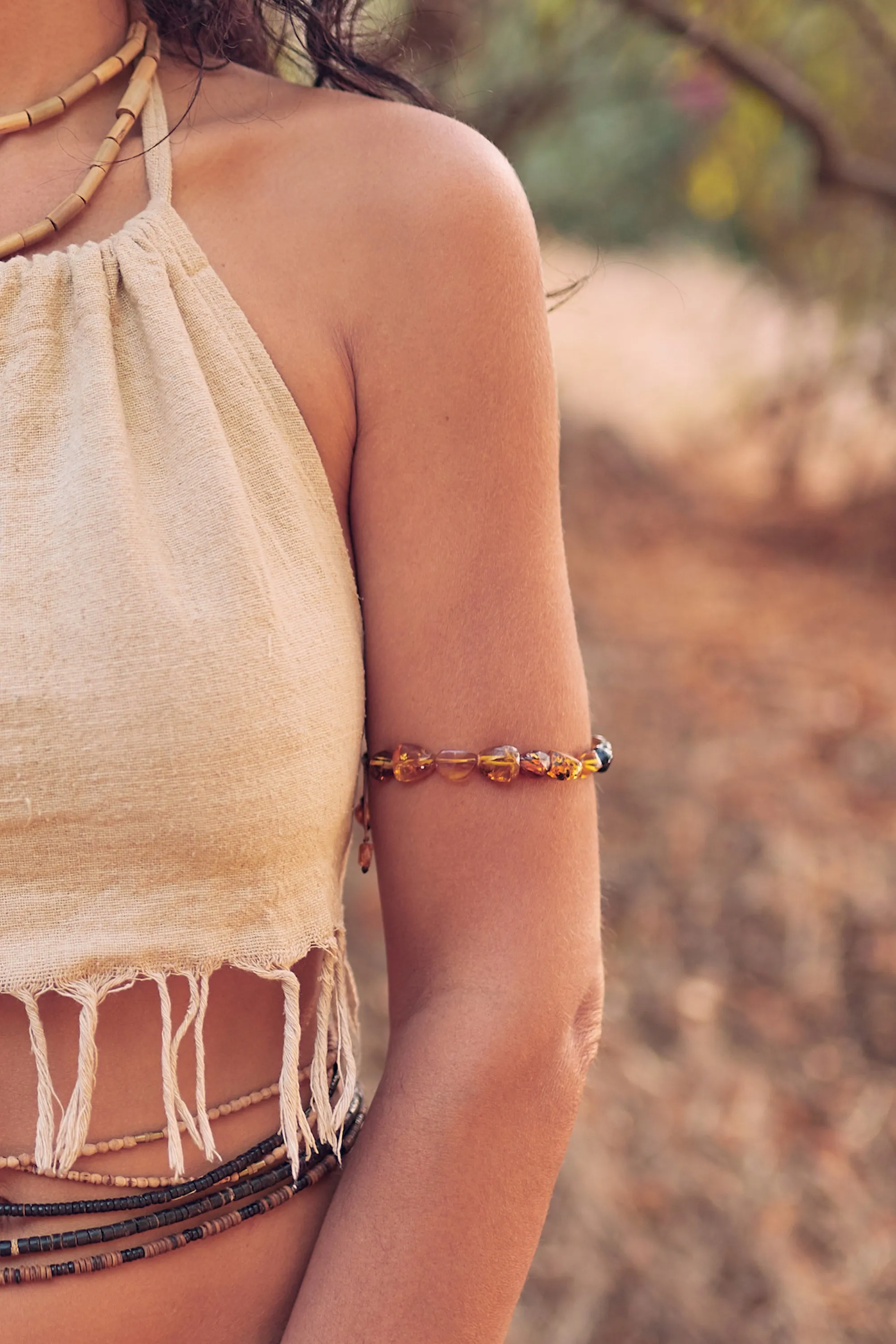 Amber Bracelet/Armband ⋙ Hand polished Raw Amber