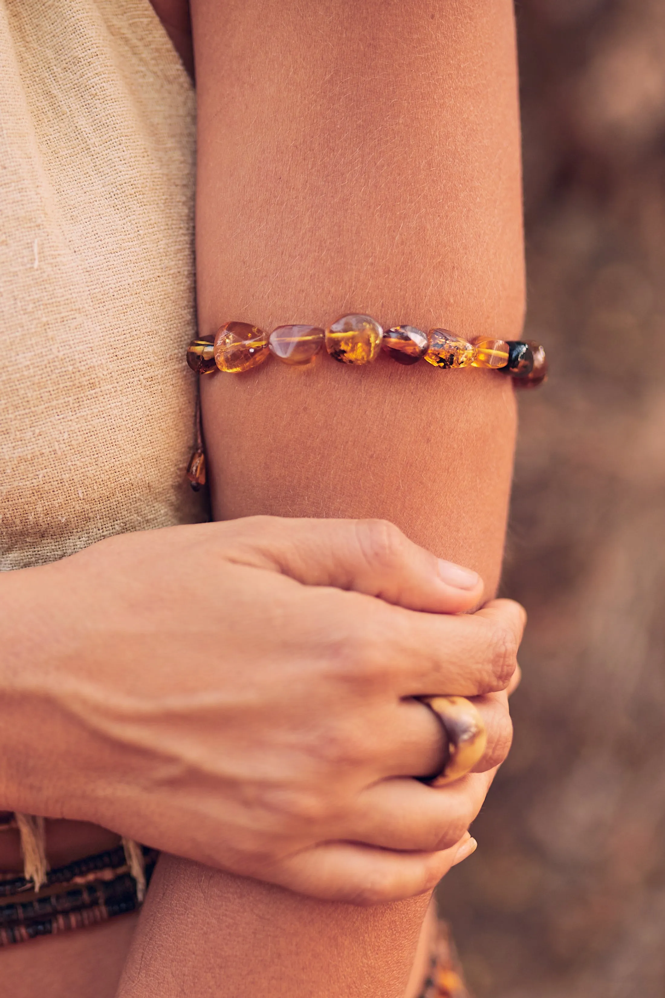 Amber Bracelet/Armband ⋙ Hand polished Raw Amber