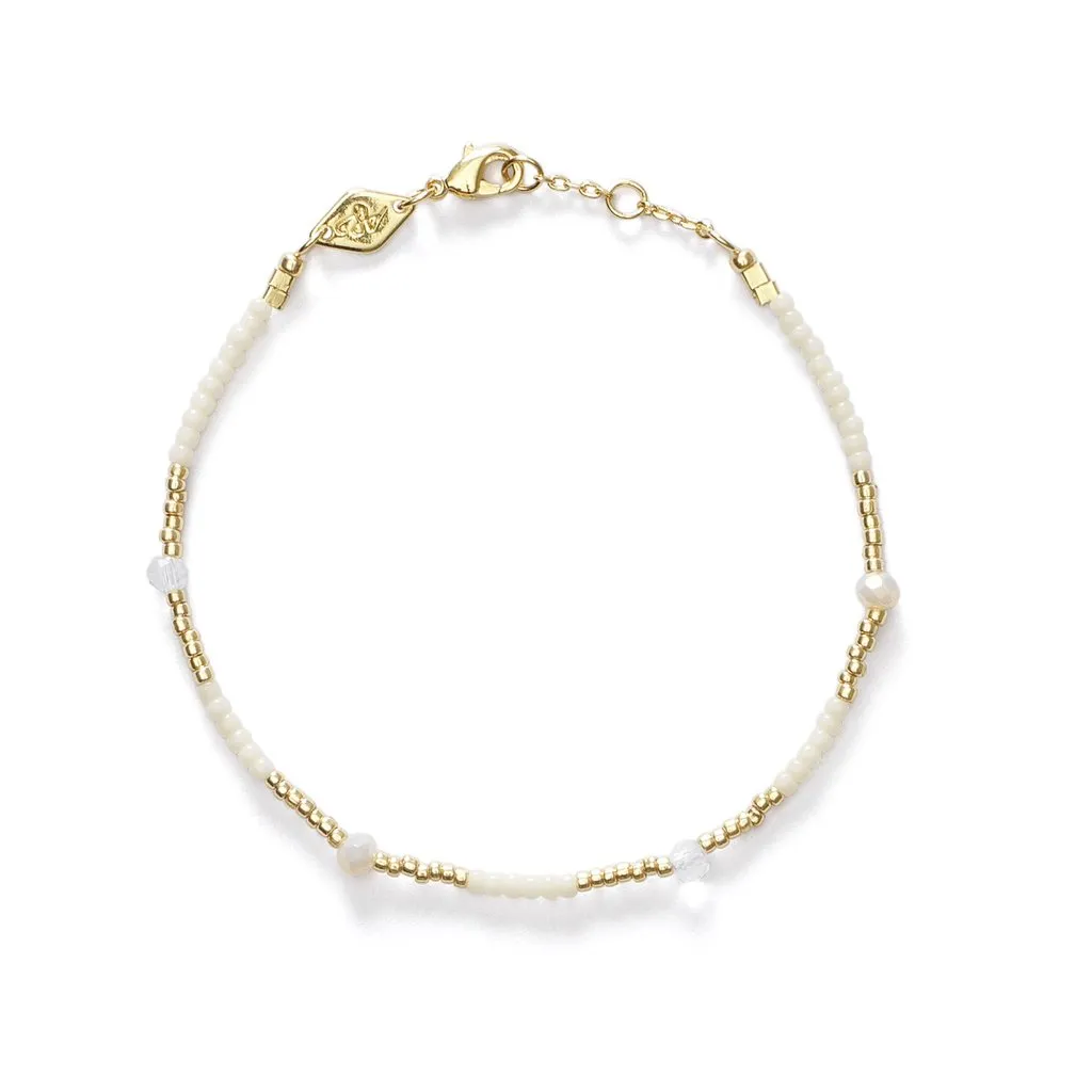 ANNI LU - Clemence Bracelet - Ecru