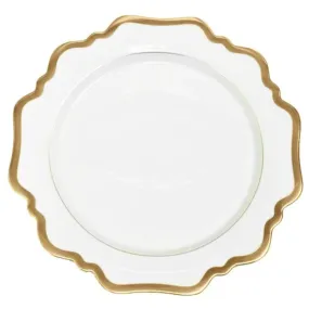 Antique White with Gold Dinner Plate