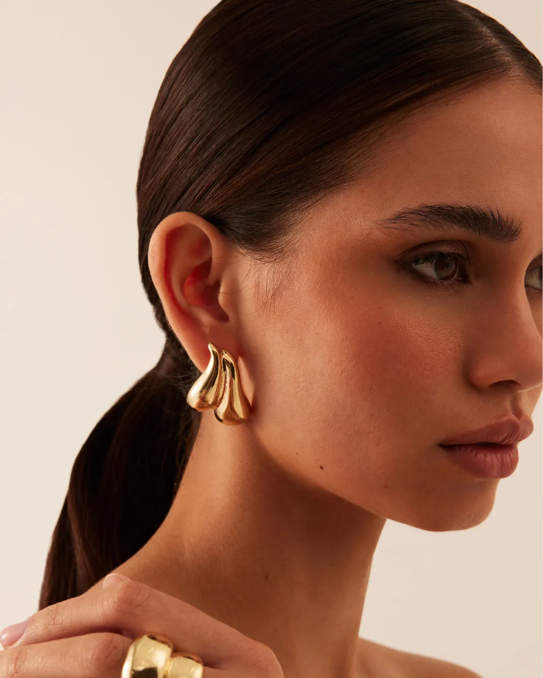 ARAMINTA EARRINGS - GOLD