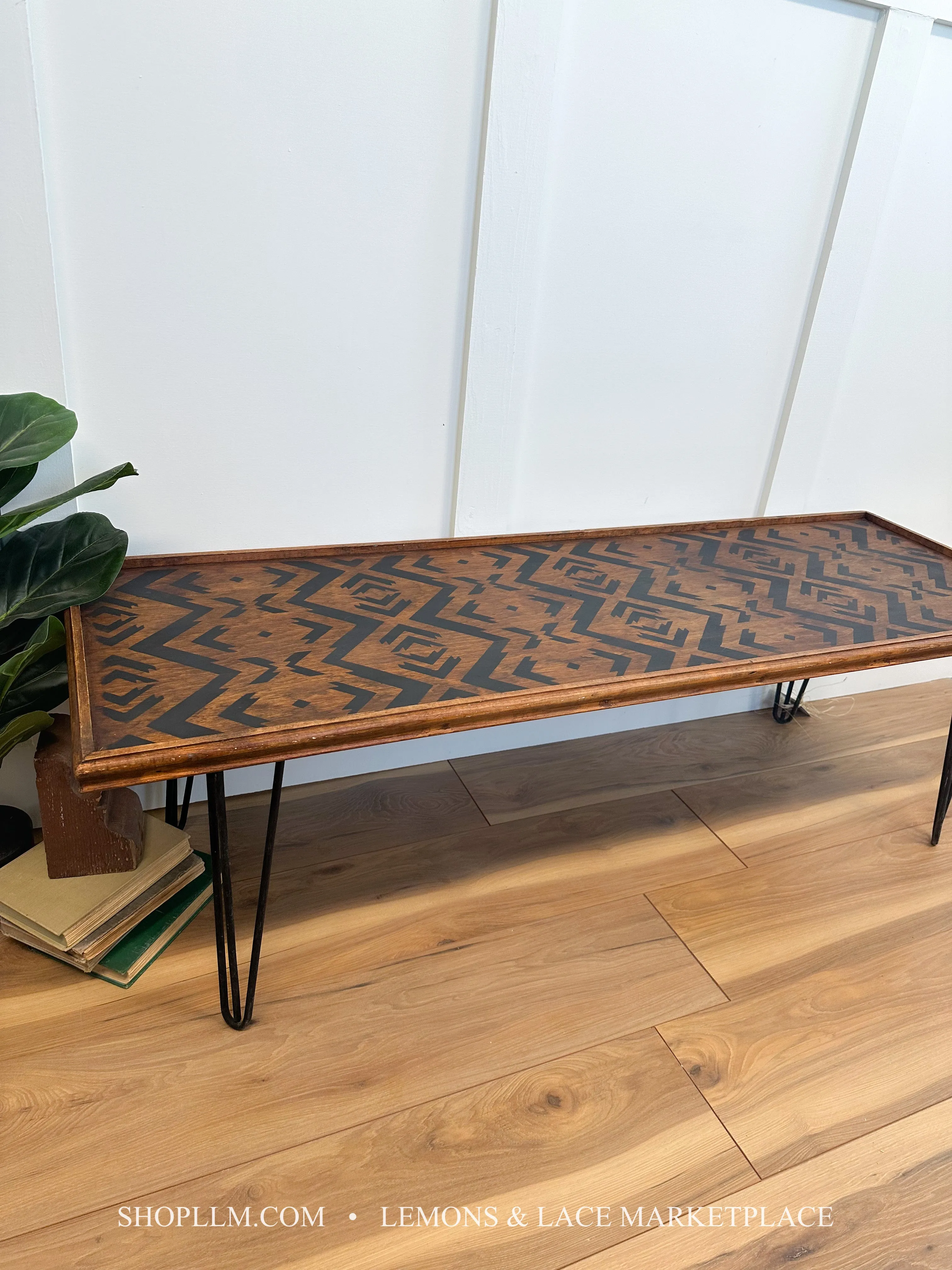 Aztec Hairpin Leg Coffee Table