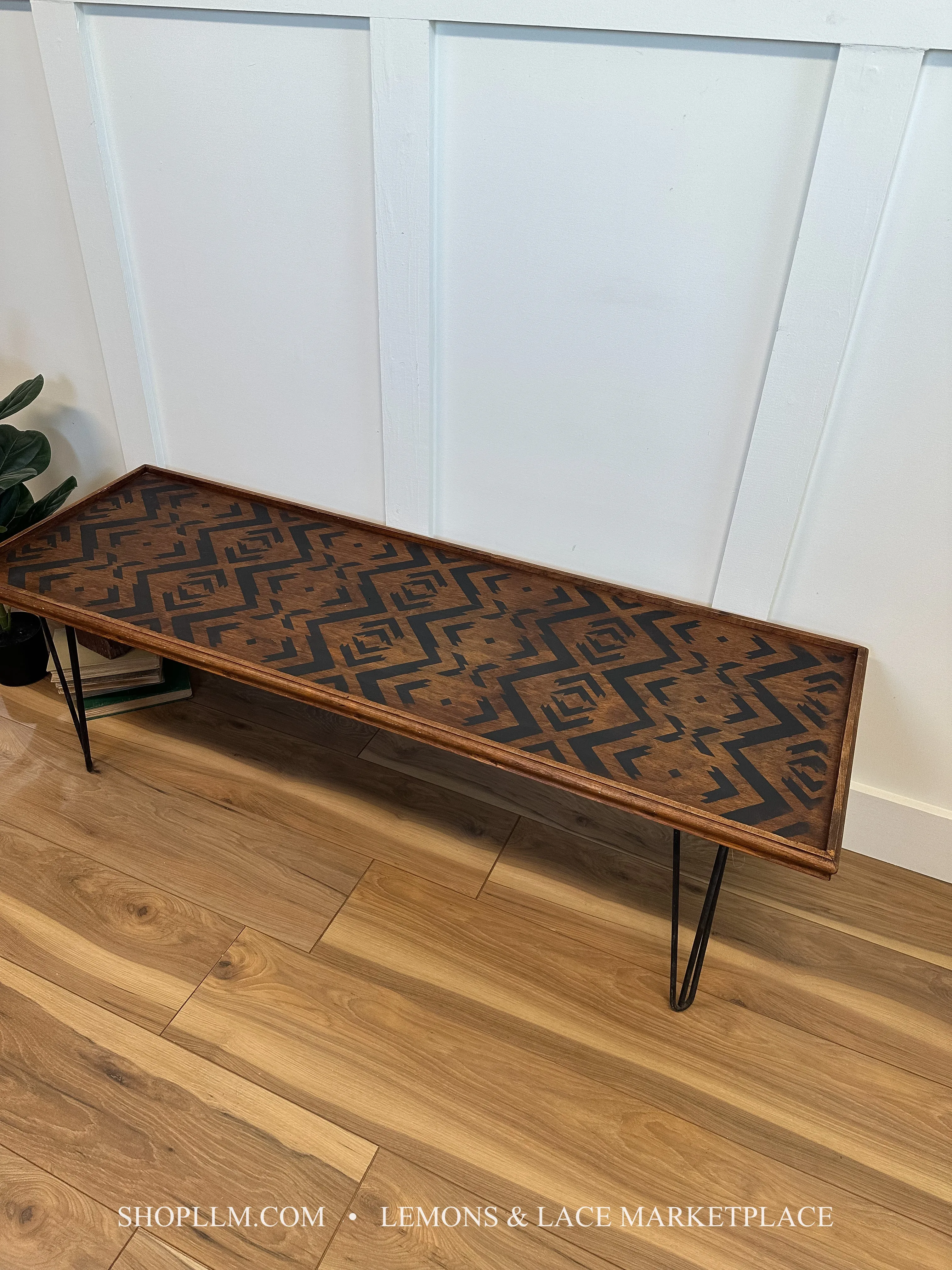 Aztec Hairpin Leg Coffee Table