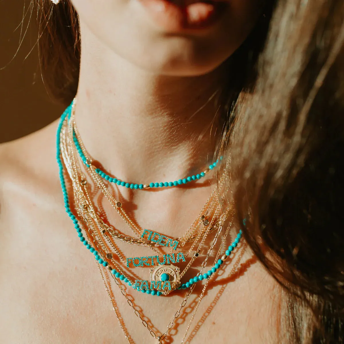 Bali Beaded Turquoise Necklace