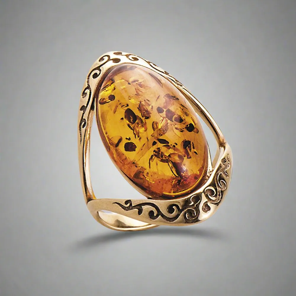 Baltic Amber Ring