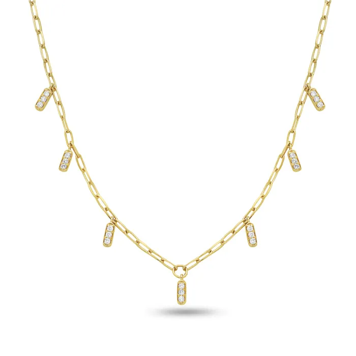 Bassali Sienna 14k Yellow Gold Necklace NK13913D