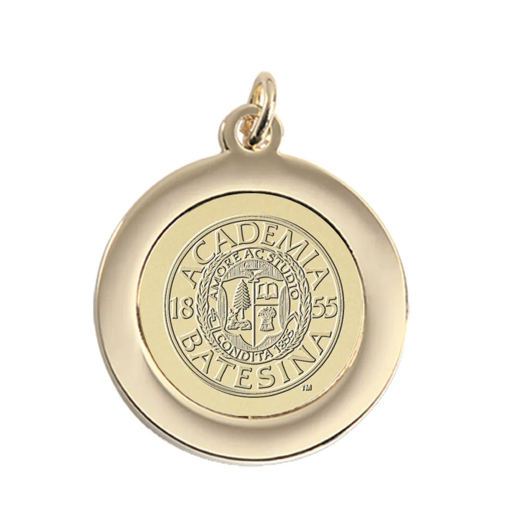 Bates Seal Charm Pendant (Silver / Gold)