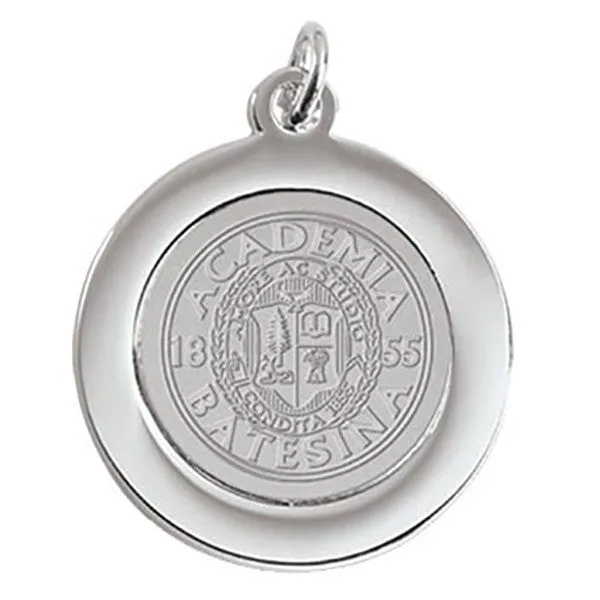 Bates Seal Charm Pendant (Silver / Gold)