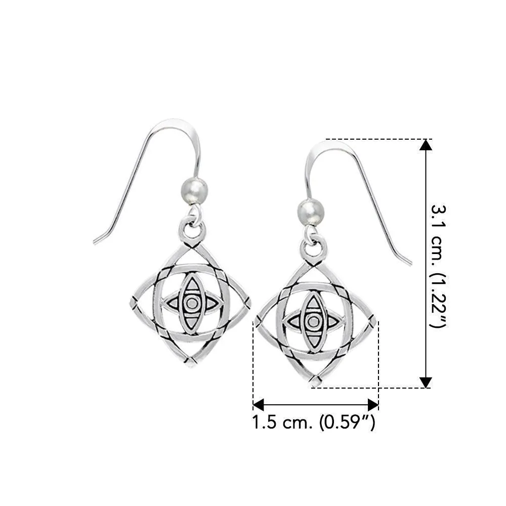 Be Focused Silver Earrings TER1395