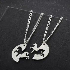 Best Friend Horse Pendant Necklace