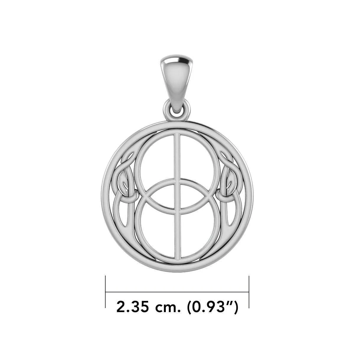 Beyond the sacred and real ~ Sterling Silver Jewelry Chalice Well Pendant TP3272