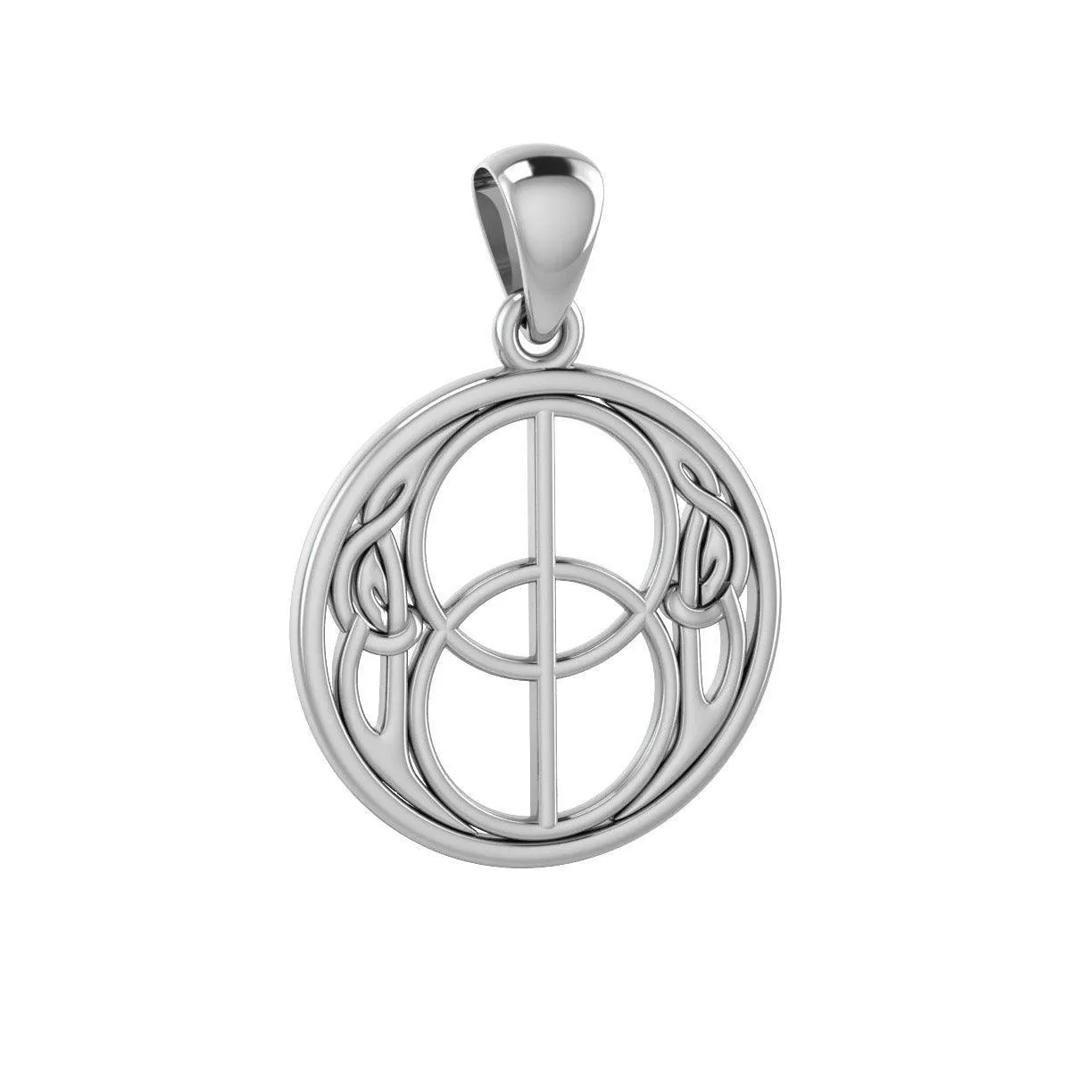 Beyond the sacred and real ~ Sterling Silver Jewelry Chalice Well Pendant TP3272