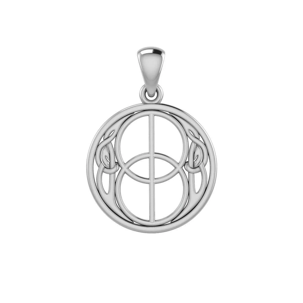 Beyond the sacred and real ~ Sterling Silver Jewelry Chalice Well Pendant TP3272