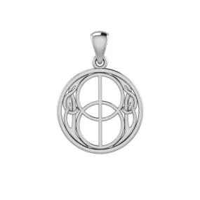 Beyond the sacred and real ~ Sterling Silver Jewelry Chalice Well Pendant TP3272