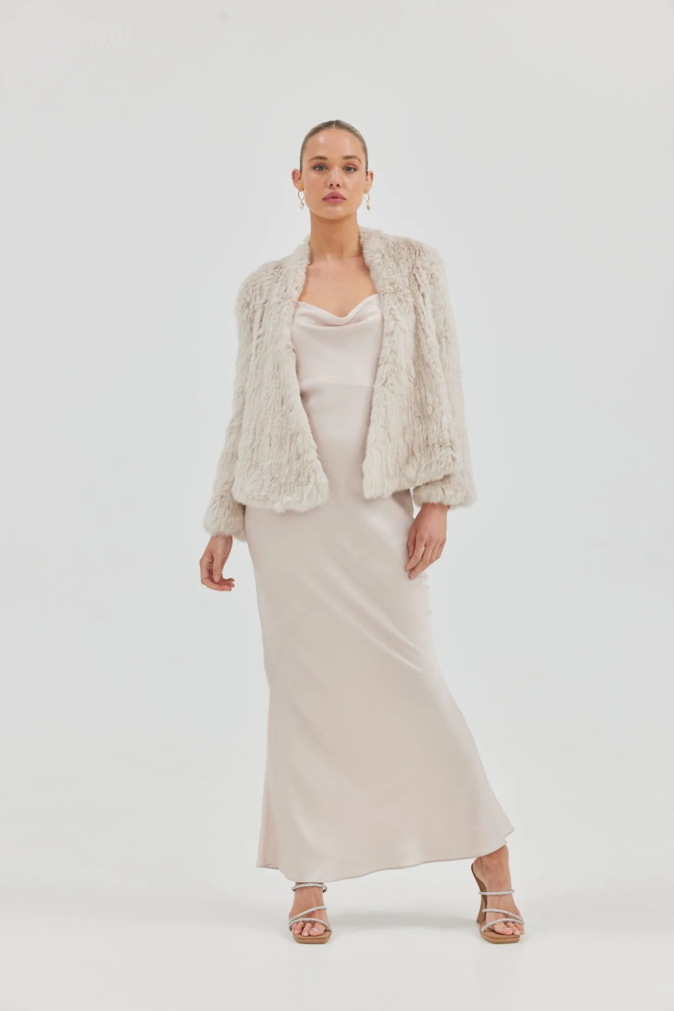 Bridal Valencia Jacket - Stone