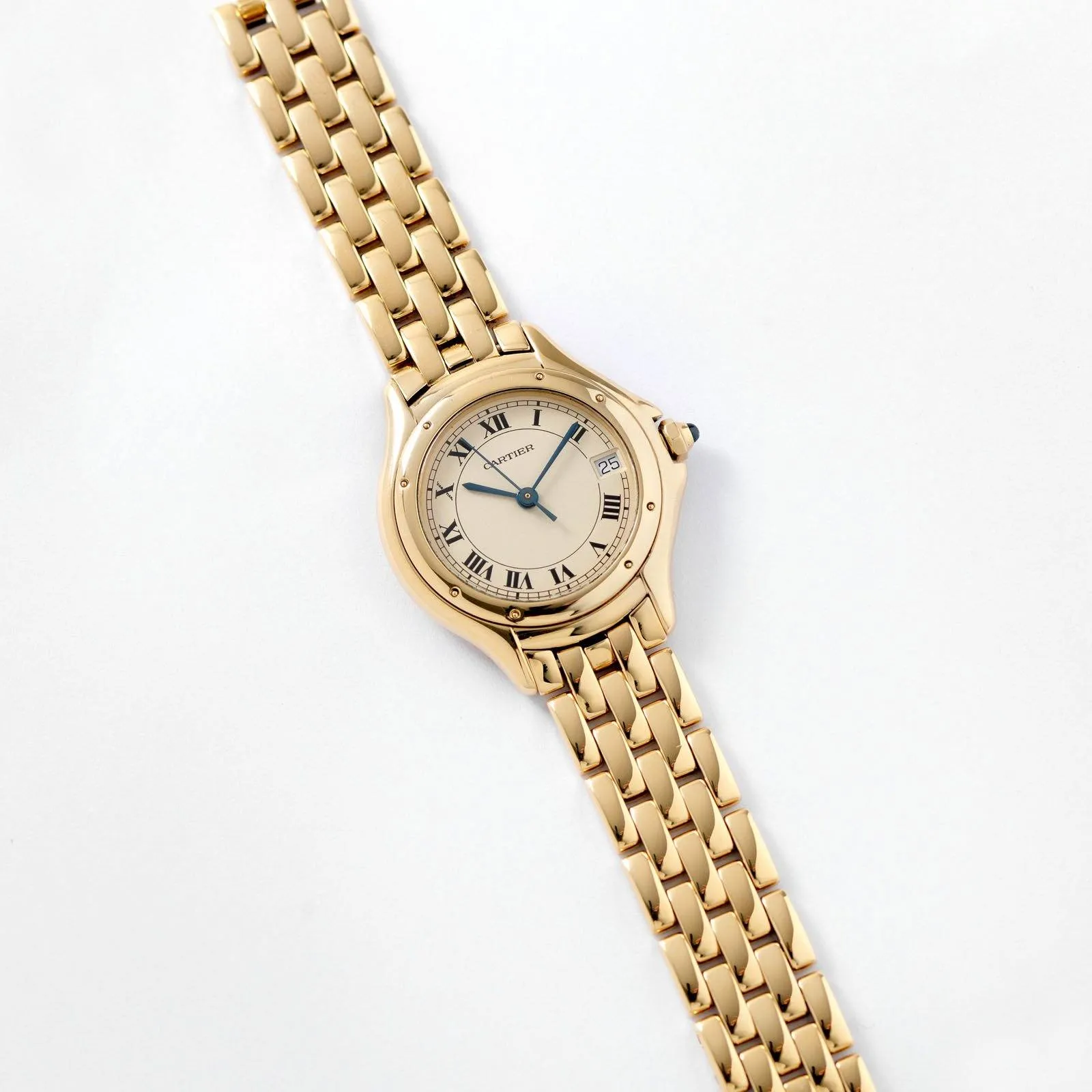 Cartier Cougar 18kt Yellow Gold Ladies Watch