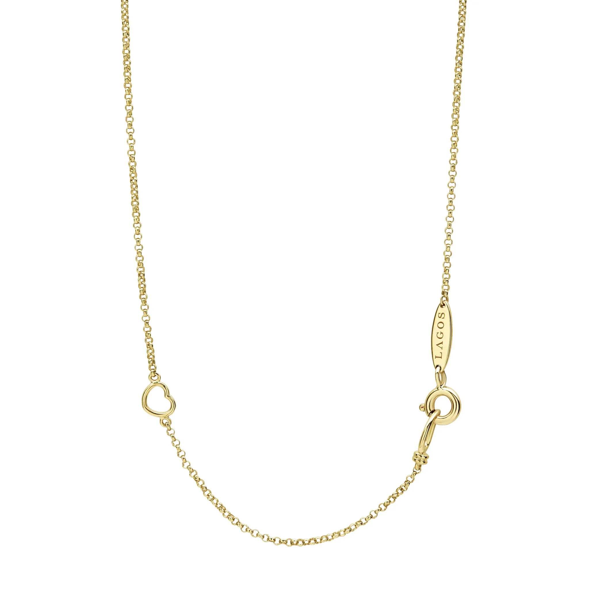 Caviar Gold 18K Gold Graduated Bead Necklace