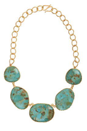 Christina Greene Turquoise Statement Necklace