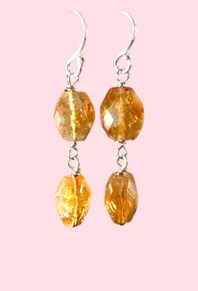 Citrine Drop Earrings