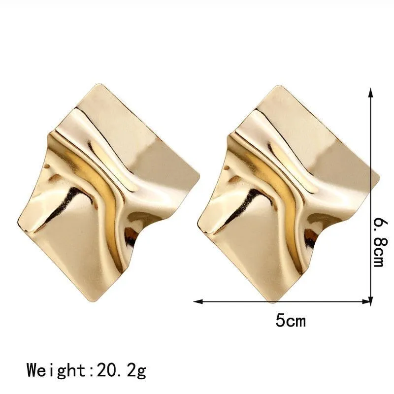 Corrina Geometric Clip Earrings