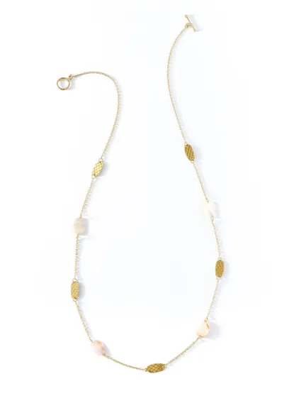 Dhavala Pearl Coin Necklace