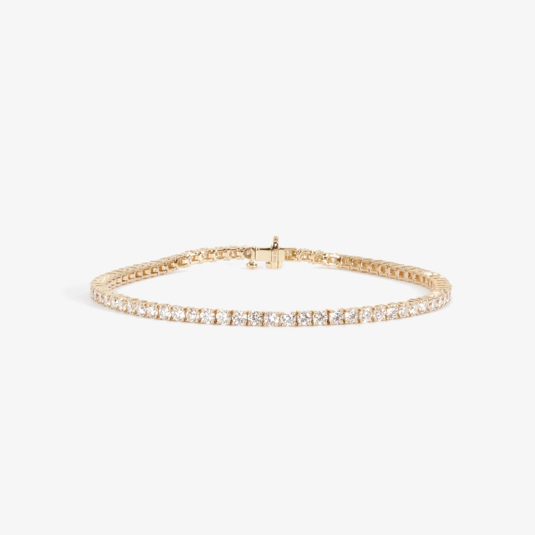 Diamond Tennis Bracelet 14k Yellow Gold (2.77 ct tw, 6.5 inches)