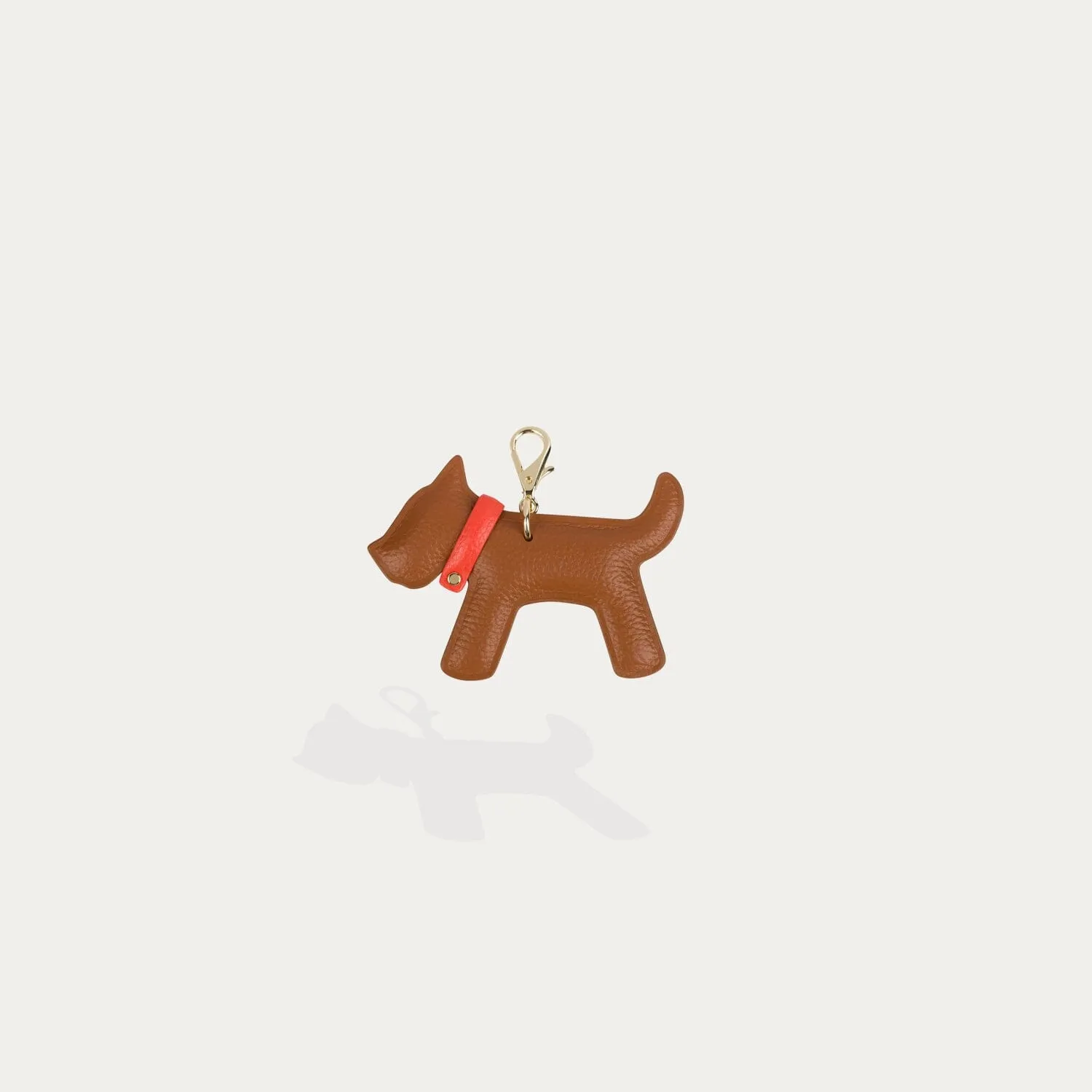 Dog Charm - Sienna/Gold