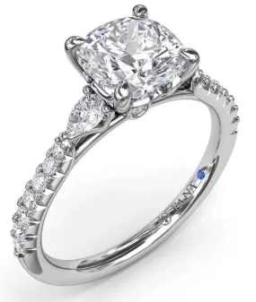 Dynamic Diamond Engagement Ring