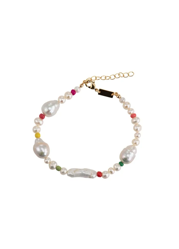 Emilia by Bon Dep - Freshwater Mixed Anklet 22-26cm