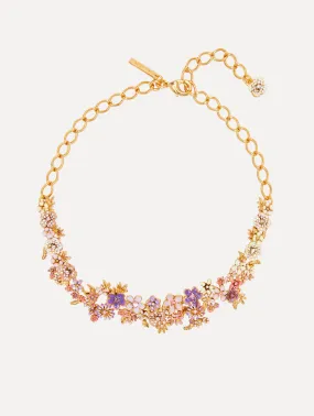 Enamel Flower Garden Necklace