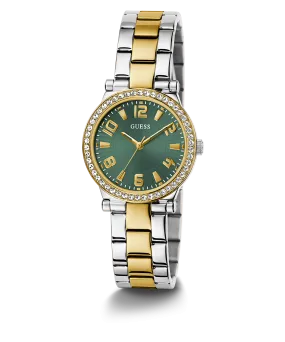 GUESS Ladies 2-Tone Analog Watch