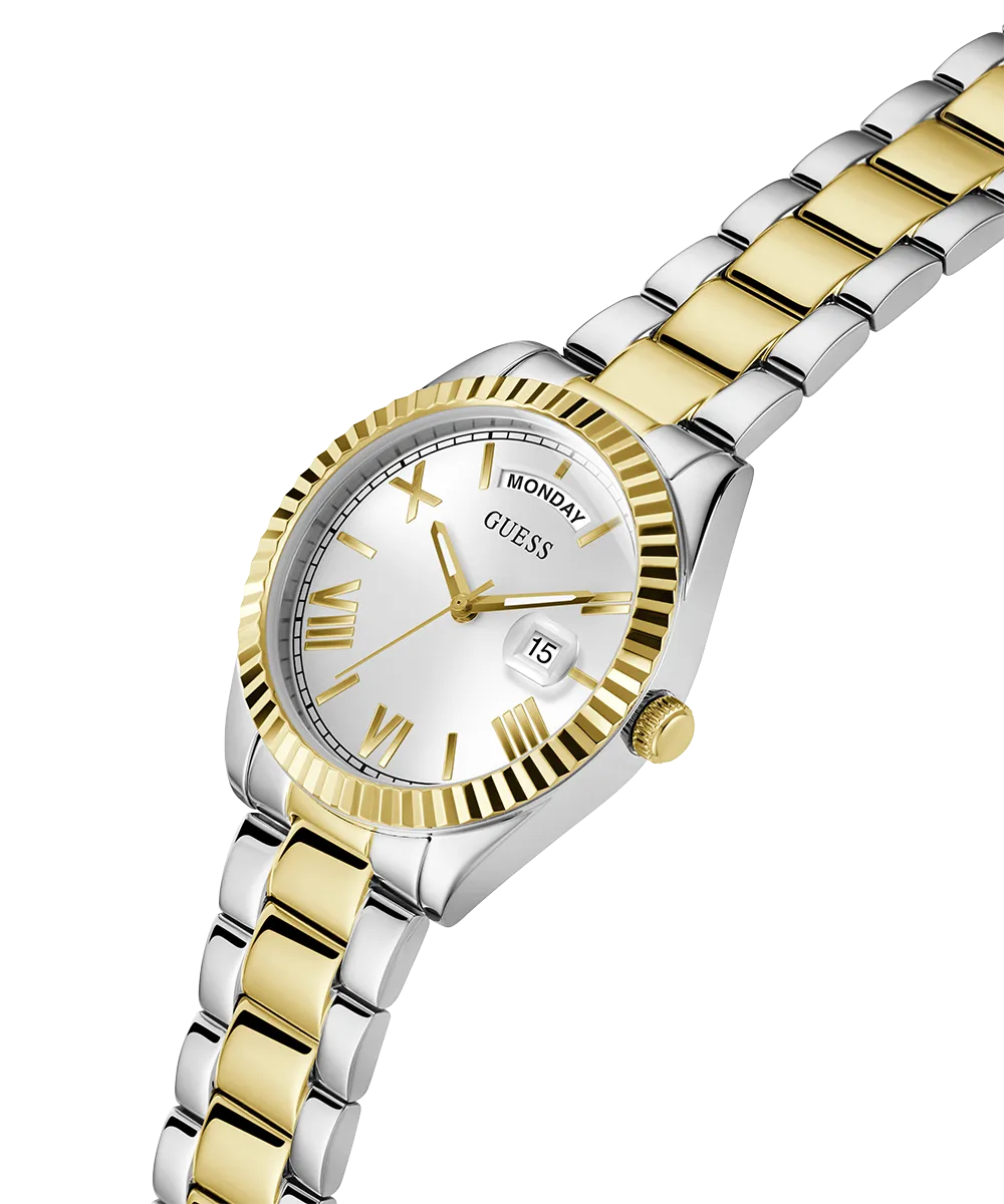 GUESS Ladies 2-Tone Day/Date Watch