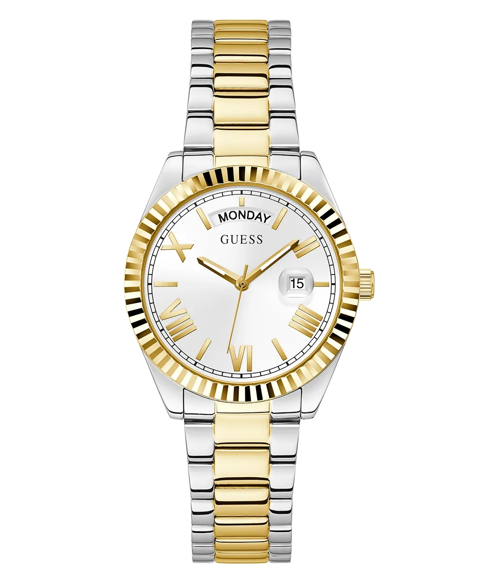 GUESS Ladies 2-Tone Day/Date Watch