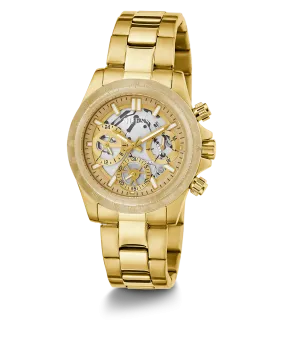 GUESS Ladies Gold Tone 2-Tone Analog Watch