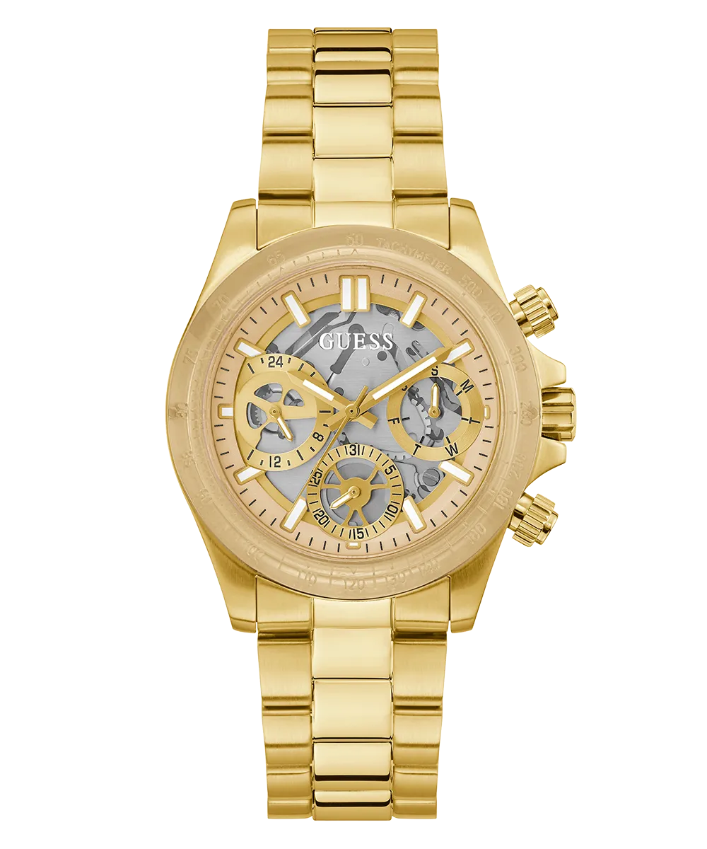 GUESS Ladies Gold Tone 2-Tone Analog Watch