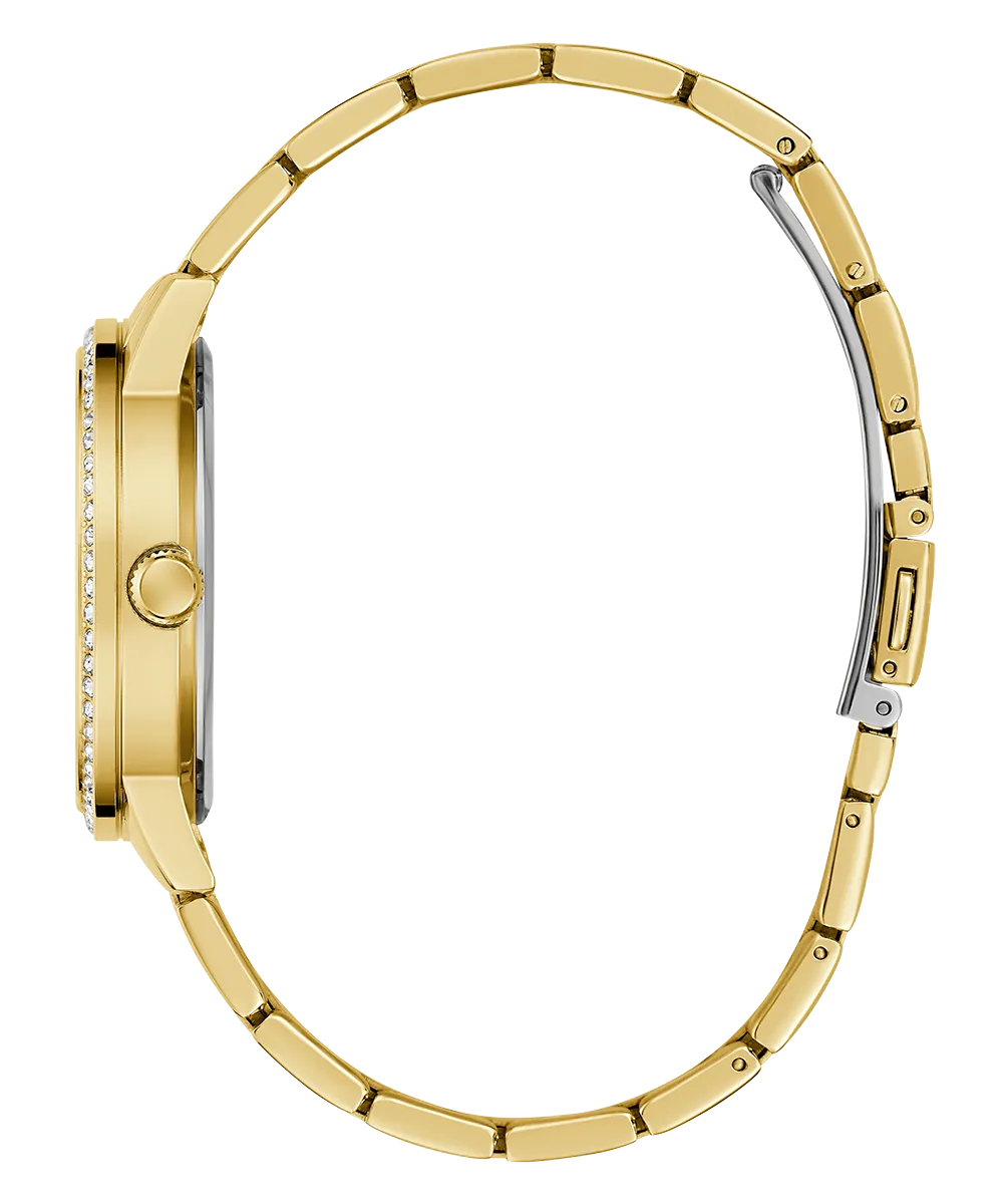 GUESS Ladies Gold Tone Analog Watch