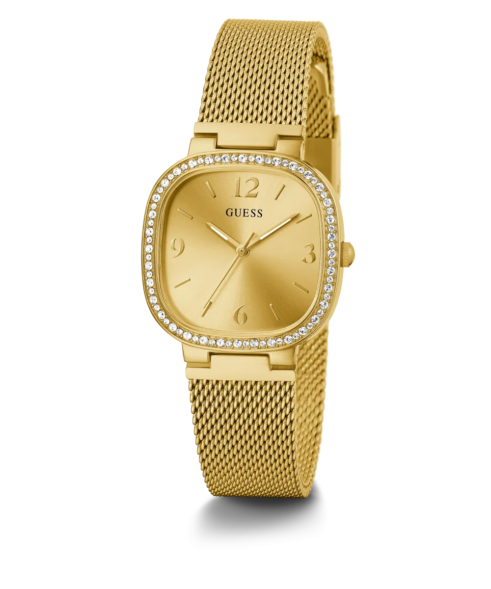 GUESS Ladies Gold Tone Analog Watch