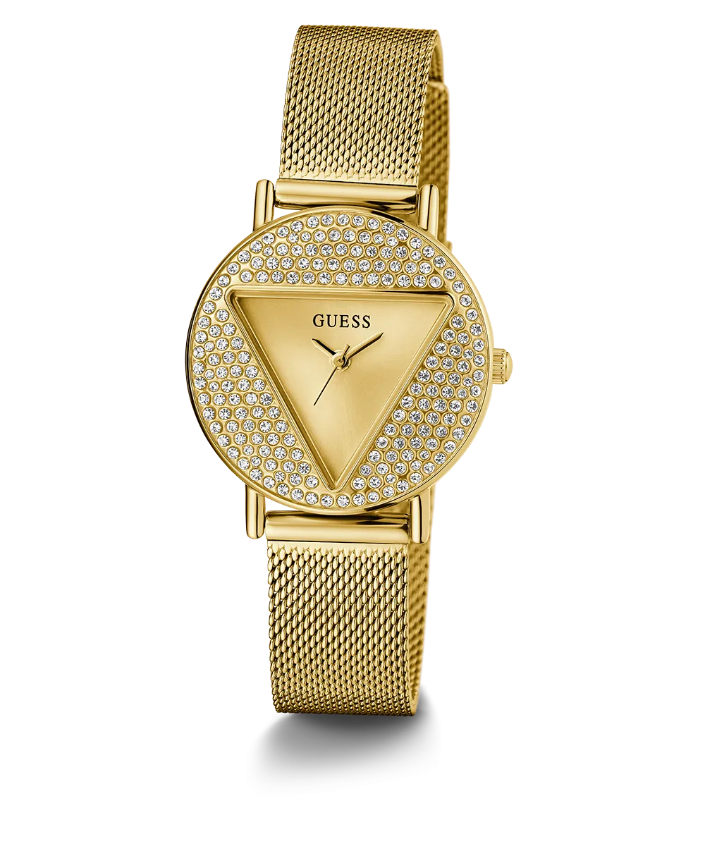 GUESS Ladies Gold Tone Analog Watch